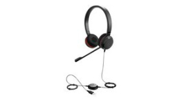 4999-829-409, Headset, Evolve 20, Stereo, On-Ear, 7kHz, USB, Black, Jabra