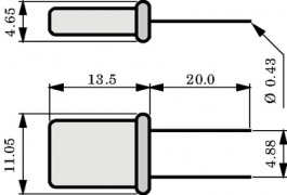 NMP073-E, Кварцевый резонатор 7.3728 MHz, Saronix