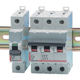 061 58, Circuit Breaker for DIN Rail 10 A 1-pole type B, Legrand
