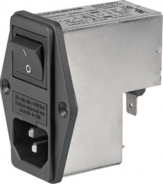 4304.4022, Разъем: питания AC; гнездо; "папа"; 2А; 250ВAC; IEC 60320; -25?85°C, Schurter