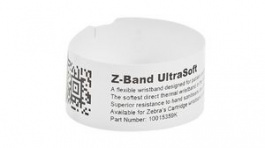 10027728K, Wristband, Polypropylene, 30 x 279mm, 240pcs, White, Zebra