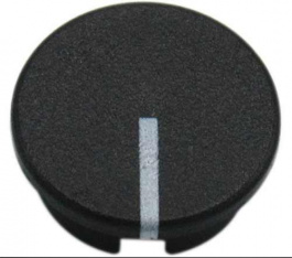 RND 210-00289, Knob Cap black, RND Components