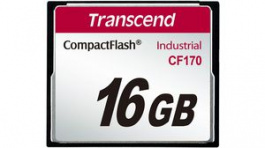 TS16GCF170, Memory Card, CompactFlash, 16GB, 87MB/s, 68MB/s, Transcend