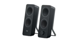 980-001295, PC Speakers, 2.0, 10W, Black, Logitech