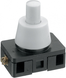 8001-007.01, Pushbutton Switch, 6 A, 250 VAC, interBAR