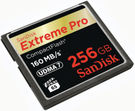SDCFXPS-256G-X46, Карта памяти; Extreme Pro; Compact Flash; 256ГБ; Запись:140МБ/с, Sandisk