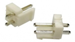 RND 205-00981, Straight Plug Pin Header, PCB - Through Hole, 1 Rows, 2 Contacts, 3.96mm Pitch, RND Connect