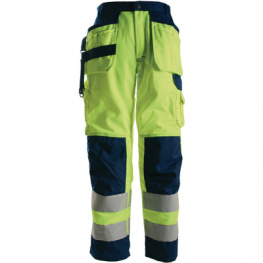2580X3511-D96, Tool Pocket Trousers with Reflex Size D96/M blue-yellow, Bjornklader