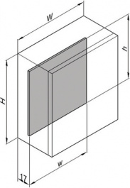 12406-818, Mounting Plate, Schroff
