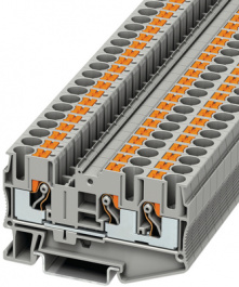 3211929, PT 6-TWIN terminal block grey 0.5...6 mm2, Phoenix Contact
