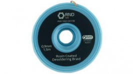 RND 560-00198, Desoldering Braid 1.5m 0.9mm White, RND Lab