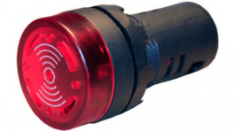 RND 210-00060, Audible Indicator red 24 V, RND Components