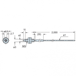 FT-31, Fibre cable M3 2 m, Panasonic