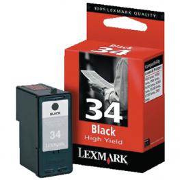 18C0034E, Ink Black, Lexmark