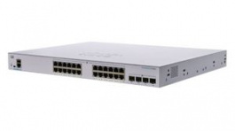 CBS350-24T-4G-EU, Ethernet Switch, RJ45 Ports 24, Fibre Ports 4SFP, 1Gbps, Managed, Cisco Systems