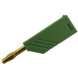 LAS N WS AU GRUN / GREEN, Plug diam. 4 mm green, SKS Kontakttechnik