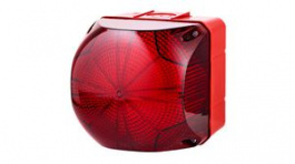 874562408, Xenon Signal Beacon, Strobe, Red, 48VAC / DC, Wall Mount, QFS, Auer