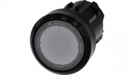 3SU1001-0AB70-0AA0, SIRIUS ACT Illuminated Push-Button front element Plastic, clear, Siemens