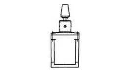 102TL2887-3D, Toggle Switch, DPDT, On-on, Latched, 0.1, Honeywell