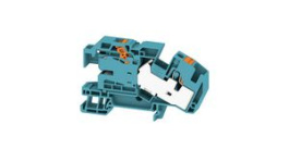 2668770000, Terminal Block, Blade Terminal, 1 x 5.5 mm, 2 Poles, 400V, 72A, 0.5 ... 16mm², Blue, Weidmuller