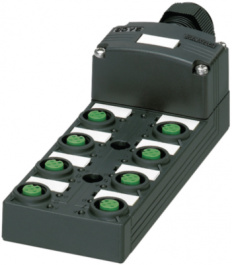 1452851, SACB-8/16-L-C SCO P Actuator-Sensor Box, 8-Way, Phoenix Contact