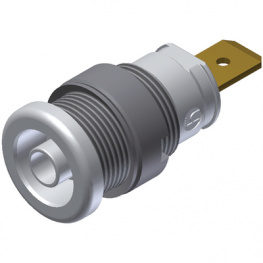SEB 2620 F6,3 WEISS / WHITE, Safety socket diam. 4 mm White CAT III, SKS Kontakttechnik