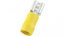 RND 465-00068 [100 шт], Blade receptacle Brass Yellow 6.3 x 0.8 mm Pack of 100 pieces, RND Connect