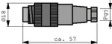 C091 31H008 100 2 Разъем: M16; вилка; "папа"; на провод; 300В; IP65,IP67; PIN:8; пайка