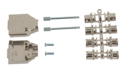 MHDTZK15-RA-HI-K, D-Sub metal hood Poles 15, MH Connectors