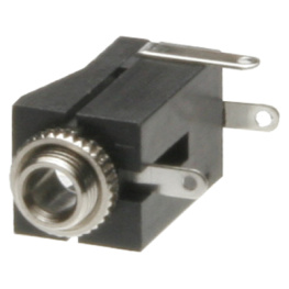 PJ-211, Jack panel socket nickel-plated 2P, Zhejiang Zhengguang Electronic