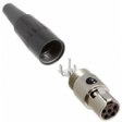 TA5FX Mini xlr, cable socket, 5 poles Tini-Q-G / TA black / silver