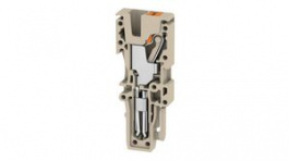 1513830000, Plug, 2.5mm2, 1 Poles, Dark Beige, Weidmuller
