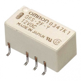 G6S2FY12DC, Реле: электромагнитное; DPDT; Uобмотки:12ВDC; 0,5A/125ВAC; 140мВт, Omron