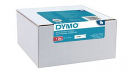 2093097, 10 Tape Multipack 12mm Black / White, Dymo
