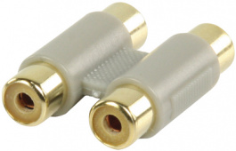 BAP122, Stereo cinch coupler 2x RCA coupling - 2x RCA coupling m - m, Bandridge