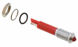 Q6P1CXXR24E, LED Indicator red 24 VDC, APEM