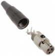 TA3FX Mini xlr, cable socket, 3 poles Tini-Q-G / TA black / silver