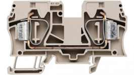 1745230000, ZDU 16 terminal block z series tension clamp, 1.5...16 mm2 1000 vac 76 a dark be, Weidmuller