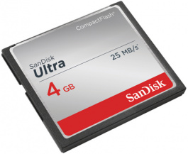 SDCFHS-004G-G46, Карта Ultra CompactFlash 4 GB, Sandisk