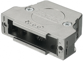 FKH-3A, D-Sub metallized hood Poles 25, FCT