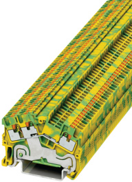 PTS 1,5/S-TWIN-PE, Ground modular terminal block yellow-green 0.14...1.5 mm2, Phoenix Contact
