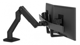 45-476-224, Desk Mount Dual LCD Monitor Arm, 32", 100x100/75x75, 15.9kg, Black, Ergotron