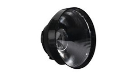 CP16107 CARMEN-50-S-C, Lens Assembly, Black / Clear, 50 x 25.5mm, Round, 24°, LEDIL