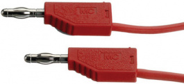 LK410-X 075CM RED, Test lead diam. 4 mm Red 75 cm 1 mm2 CAT I, Staubli (former Multi-Contact )