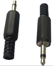 RND 205-00618, Mono Jack Connector&nbsp;&nbsp;Black, 3.5 mm, Male, RND Connect