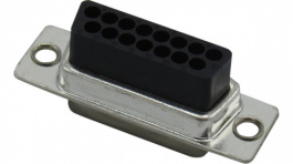 RND 205-00742, D-Sub Crimp Connector, Poles 15,&nbsp;&nbsp;Straight / Crimp, RND Connect