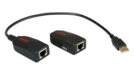 12.04.1100, USB 2.0 Extender over Ethernet, 1 Port 50m, Roline