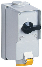 PK 3295 EB, PK..EB, sockets, interlocked socket-outlets, 32A(A.C.), ILME