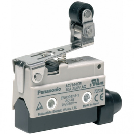 AZ7144CEJ, Limit switch AZ7 10 A Plunger Limit switch, one-way short roller lever 1 change-, Panasonic