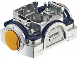 11123000100, Carrier housing 30 Han Yellock(r), Harting